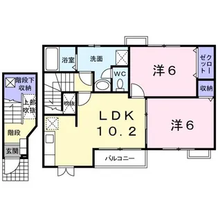 セレーノ【2階】の間取り