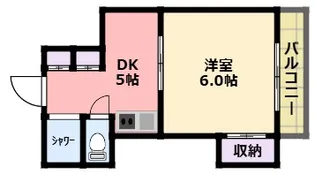 兵庫県西宮市里中町3【アパート】の間取り