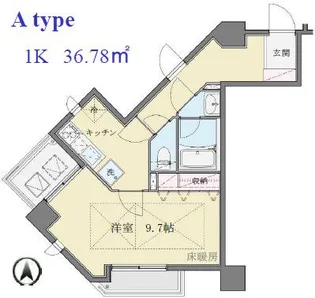 パークテラス恵比寿【7階】の間取り