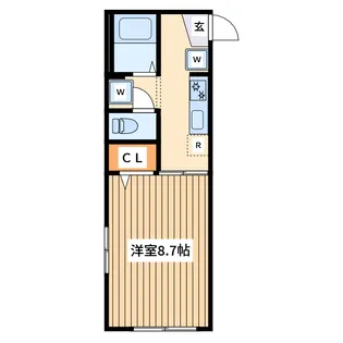 神奈川県川崎市多摩区宿河原2【マンション】の間取り