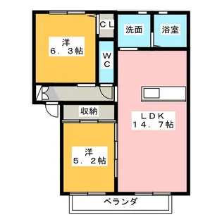 anjyu【1階】の間取り