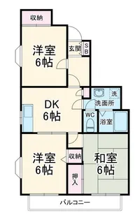 パールメゾン矢作【2階】の間取り