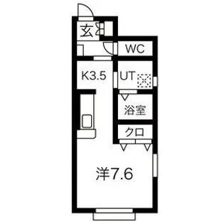 ラディーチェ【1階】の間取り