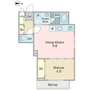 フロンティア【2階】の間取り