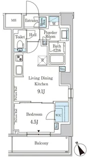 東京都世田谷区代沢2【マンション】の間取り