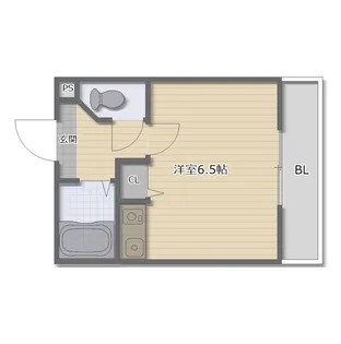 シャルマンフジ住吉壱番館【1階】の間取り