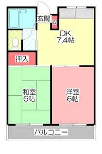 GM藤田町EAST【3階】の間取り