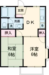 シャルム B【2階】の間取り