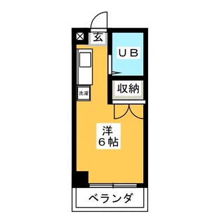 スズキマンション【2階】の間取り