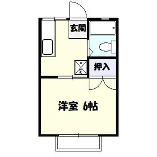 新町ハイツ【2階】の間取り