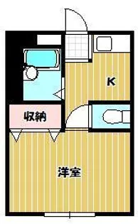 ハイツ江尻A棟【1階】の間取り