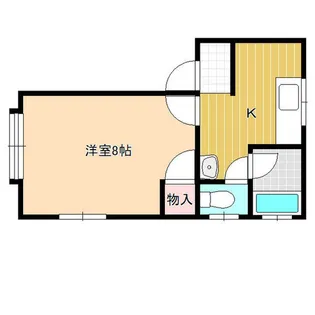 ウエストコートS【2階】の間取り