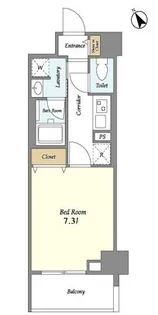 Lien西五反田【2階】の間取り