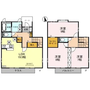 埼玉県さいたま市大宮区三橋1【一戸建】の間取り