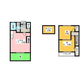 愛知県長久手市市が洞2【一戸建】の間取り