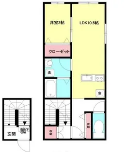 プランド大手町II【2階】の間取り