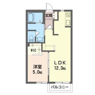 パピヨン国分寺台【2階】の間取り