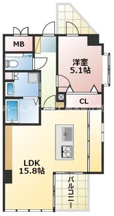 熊本県熊本市東区小山2【マンション】の間取り