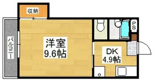 エルム大元【2階】の間取り