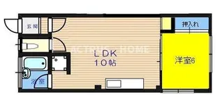 大阪府大阪市阿倍野区阿倍野筋3【マンション】の間取り