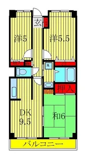 ハイ・レーゼ【2階】の間取り