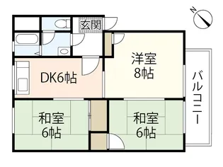 ロマンハイム【2階】の間取り