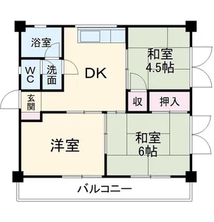 グリーンタウン金城【4階】の間取り