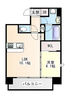 宮城県仙台市青葉区木町通1【マンション】の間取り