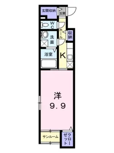 埼玉県さいたま市浦和区本太1【マンション】の間取り