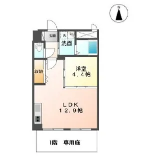 ABEEY ROAD【1階】の間取り