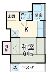 国東荘【2階】の間取り