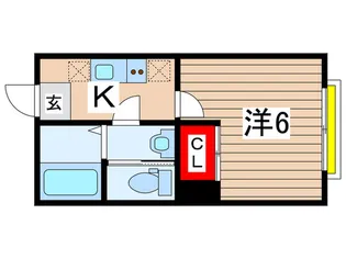 フォルビテッツァ松ヶ丘【1階】の間取り