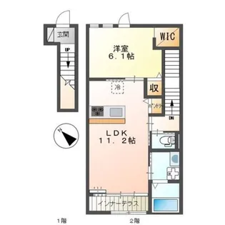 東京都稲城市坂浜3【アパート】の間取り