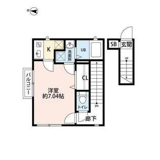 アムール メゾン【2階】の間取り