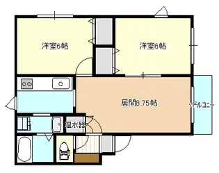 ファミーユTII【4階】の間取り