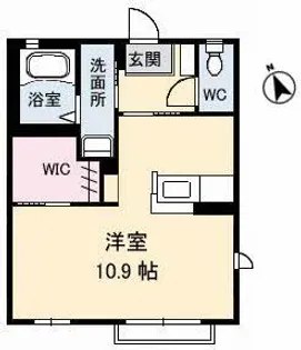 ドゥ・ルミエール【2階】の間取り