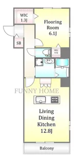 HebelBuildsHaneda(へーベルビルズハネダ)【3階】の間取り
