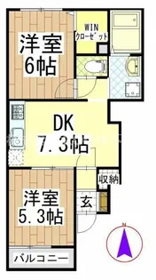 ベルグ29【1階】の間取り