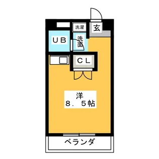 瀬戸ビル【3階】の間取り