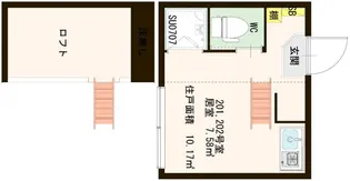東京都北区志茂2【アパート】の間取り