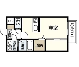 シャインライズ江波【3階】の間取り