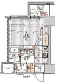 1Kの間取り画像