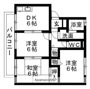 エクセルシティノヴァ【2階】の間取り