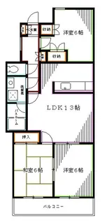 東京都杉並区下井草4【マンション】の間取り
