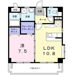 フォレスト さくら【1階】の間取り