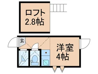 フェリスポニー【2階】の間取り