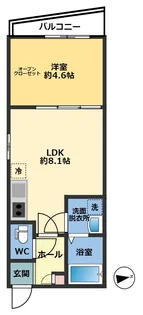 メゾン・ドゥ・アッシュ松戸【3階】の間取り