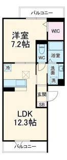 シャンポワール【2階】の間取り