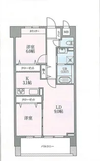 SANITAS WARABI【5階】の間取り