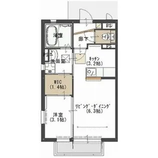 サンクテュエール III【2階】の間取り